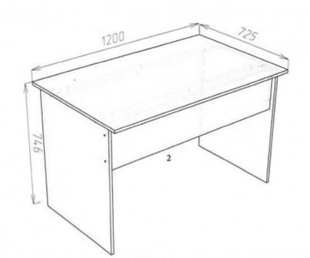 Стол письменный СП-3